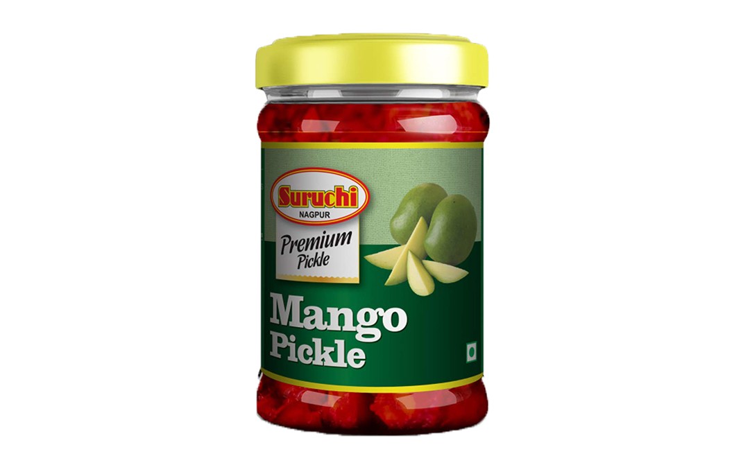 Suruchi Mango Pickle   Plastic Jar  500 grams
